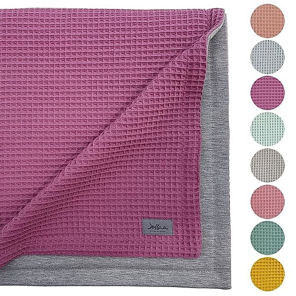 Babydecke Waffelstoff Waffelpiqué, JOLLAA, Kinderwagendecke 100 günstig online kaufen