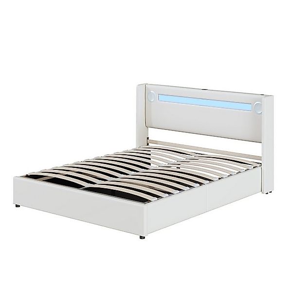 Gotagee Polsterbett Stauraumbett Jugendbett 160x200cm Doppelbett Funktionsb günstig online kaufen