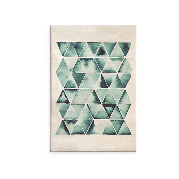 Kunstdruck Wanddekoration Wandbilder Aus Kork "Dreiecke" (Mehrfarbig) günstig online kaufen