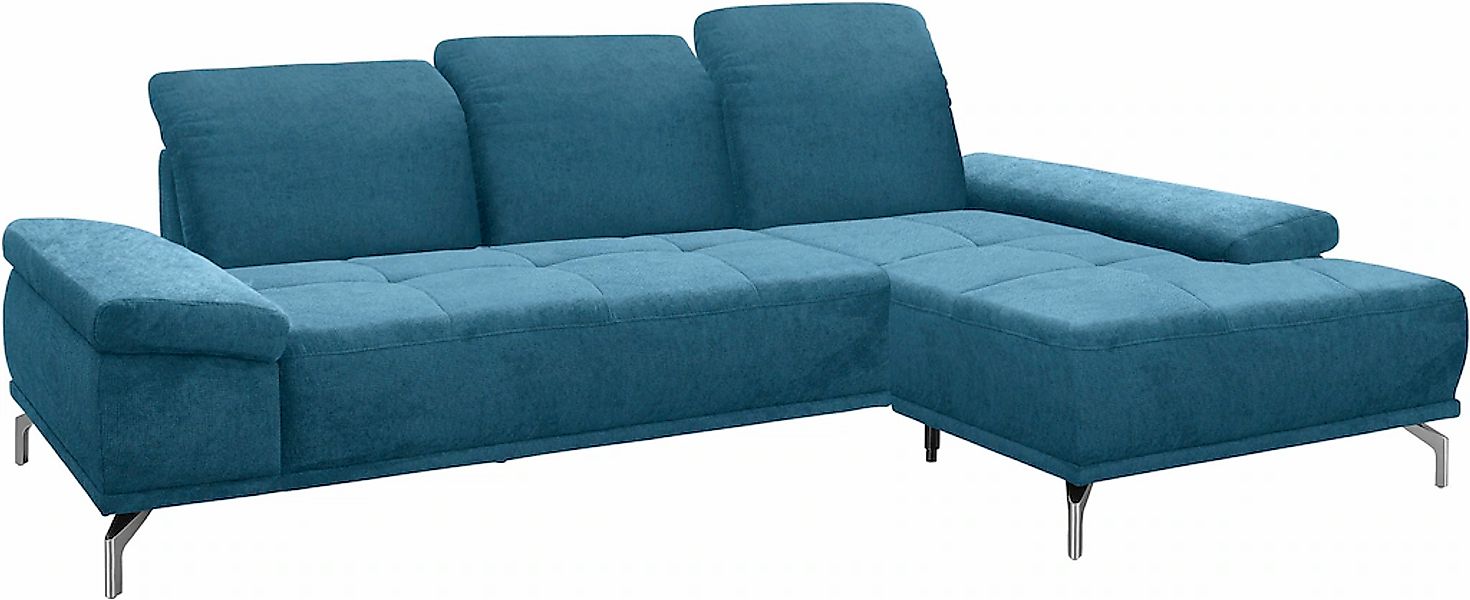 Places of Style Ecksofa "Caluna", Inkl.Sitztiefenverstellung, wahlweise mit günstig online kaufen