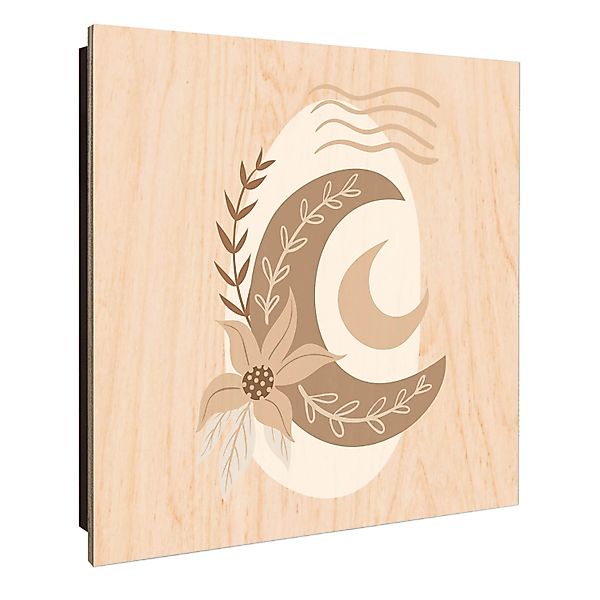 Banjado Großer Schlüsselkasten Holz 30x30cm Schwarz Scharnier Links 50 Hake günstig online kaufen