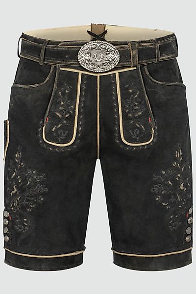 Lederhose Kuno mit Gürtel günstig online kaufen