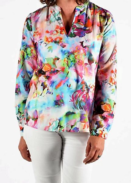 Clarina Blusentop Bluse, Alloverprint, 1/1-Arm günstig online kaufen