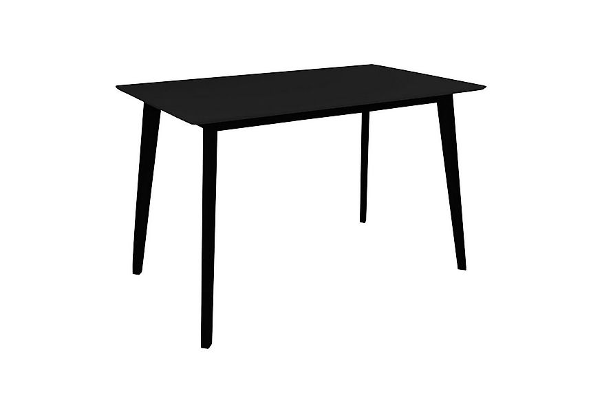 House Nordic Esstisch in Schwarz, MDF - 70x75x120cm (BxHxT) günstig online kaufen