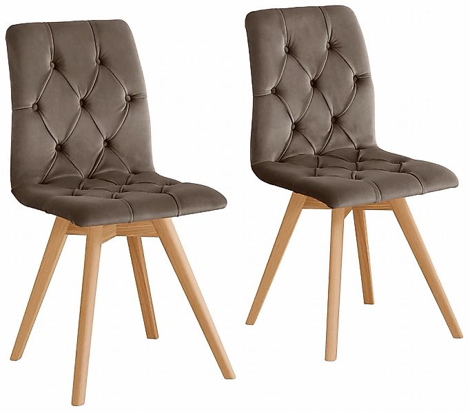 andas Esszimmerstuhl "Rania" (Set) 2 Stk.im 2er/4er/6er Set, Massivholzbein günstig online kaufen