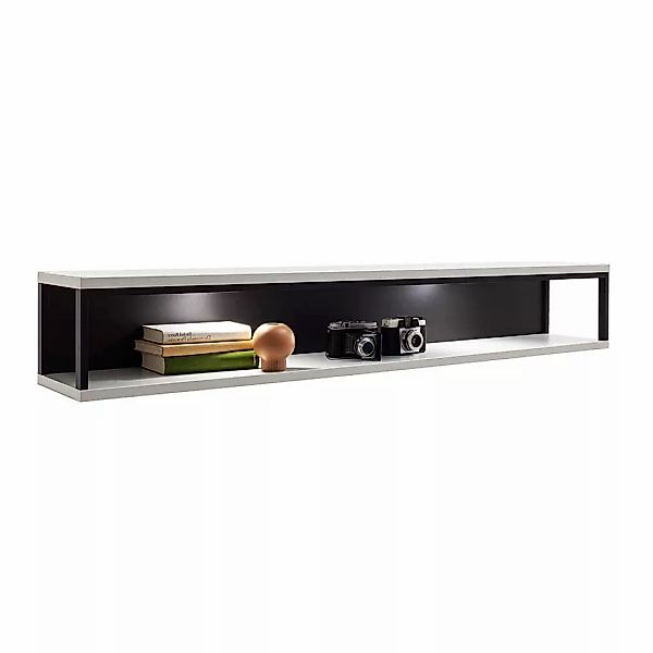 Wohnzimmer Regal modern optional mit Beleuchtung 150 cm breit günstig online kaufen