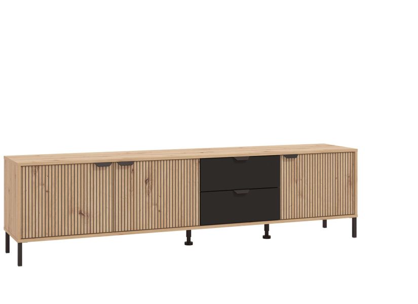 Home affaire Lowboard "Mayenne TV-Lowbord, Breite 208 cm" Kommode mit 3 Tür günstig online kaufen