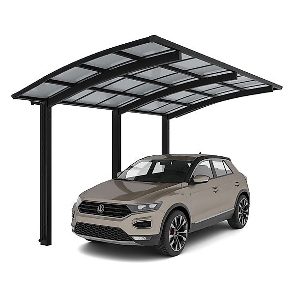 Ximax Alu Carport Portoforte Typ 110 Schwarz XL 301 x 556 cm Sonderfertigun günstig online kaufen