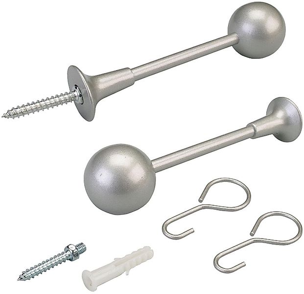 Liedeco Raffhalter, Gardinen, (1-tlg), für Gardinenstangen Ø 16 mm günstig online kaufen