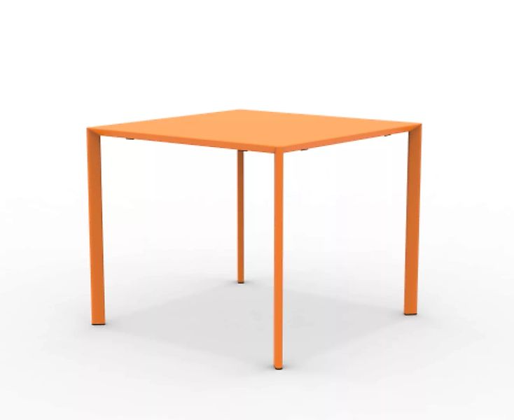 Robuster Gartentisch Fox 90x90 cm orange AR günstig online kaufen