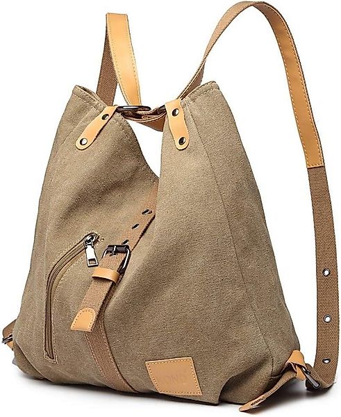 LuxusKollektion Umhängetasche Henkeltaschen Canvas Rucksack Damen günstig online kaufen