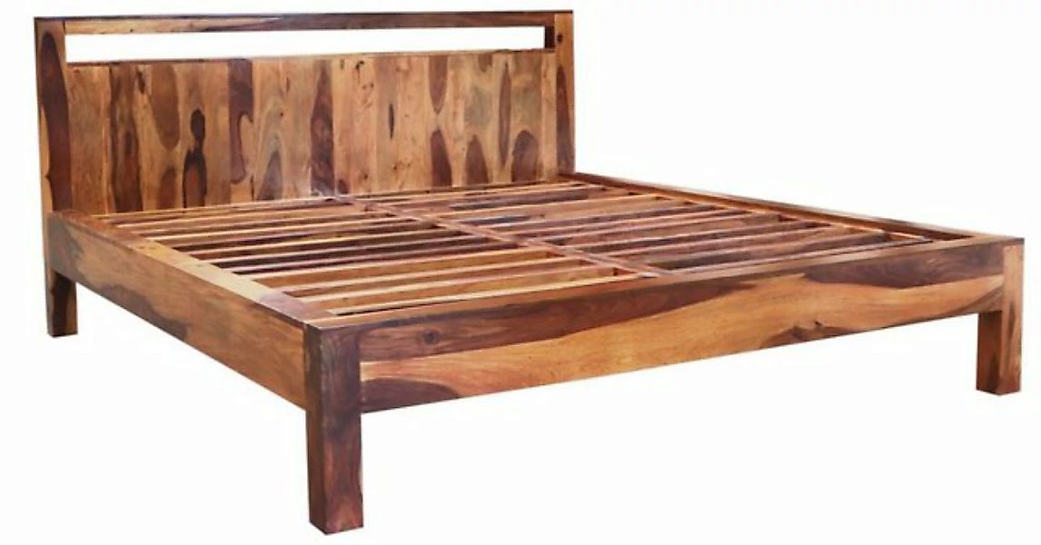 Indischesmoebelhausde Massivholzbett Bett Amba 180x200 aus indischem Sheesh günstig online kaufen