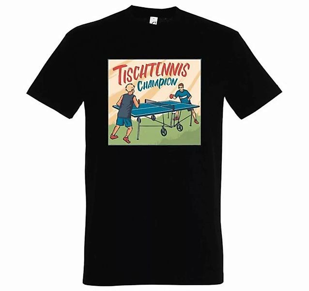 Youth Designz T-Shirt Tischtennis Champion Herren Shirt mit trendigem Front günstig online kaufen