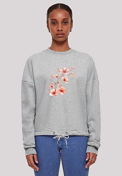 F4NT4STIC Sweatshirt Rosa Blumenzweig 3D Premium Qualität günstig online kaufen