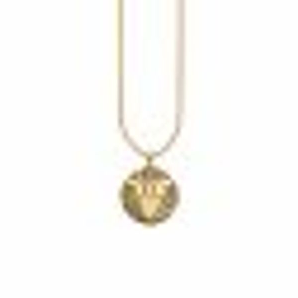 Anhänger mit Kette 925/- Sterling Silber vergoldet Zirkonia günstig online kaufen