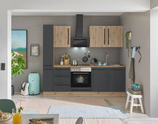 KOCHSTATION Küchenzeile Florida, Breite 240 cm, günstig online kaufen