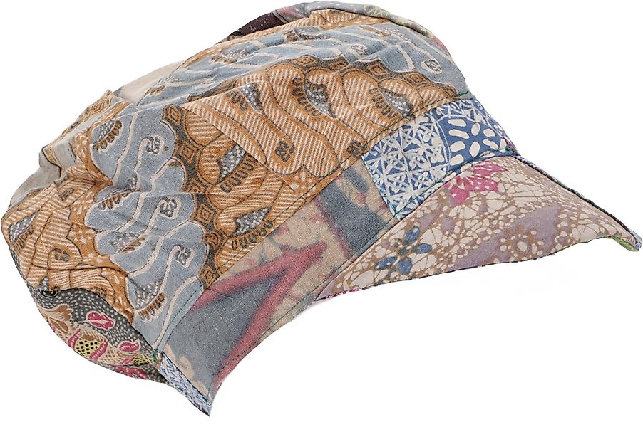 Guru-Shop Strickmütze Patchwork Boho Kappe, Ballon günstig online kaufen