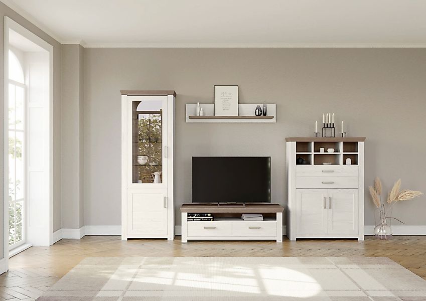 set one by Musterring Wohnwand "York" 4 Stk. tlg. günstig online kaufen