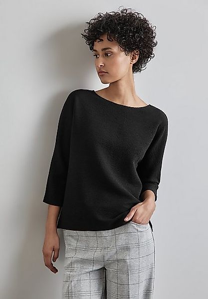 STREET ONE 3/4-Arm-Shirt mit feiner Struktur günstig online kaufen