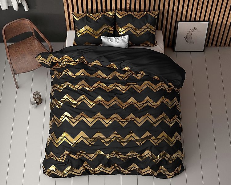 Sitheim-Europe Bettwäsche Glamour Wave Set Bettbezug & Kissenbezüge, Mikrof günstig online kaufen