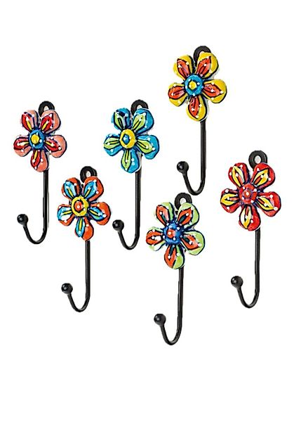 LK Trend & Style Wandhaken Handbemalter keramischer Gänseblümchen Haken, Wa günstig online kaufen