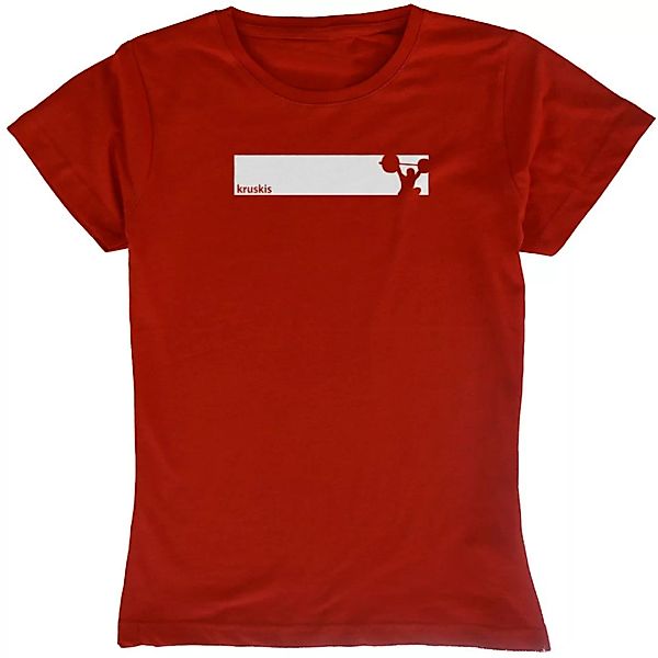 Kruskis Train Frame Kurzärmeliges T-shirt XL Red günstig online kaufen