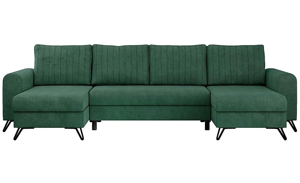 Wohnlandschaft Grün   ¦ grün ¦ Maße (cm): B: 312 H: 90 Polstermöbel > Sofas günstig online kaufen