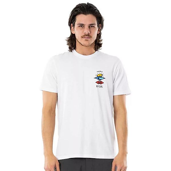 Rip Curl Search Essential Kurzärmeliges T-shirt XL White günstig online kaufen