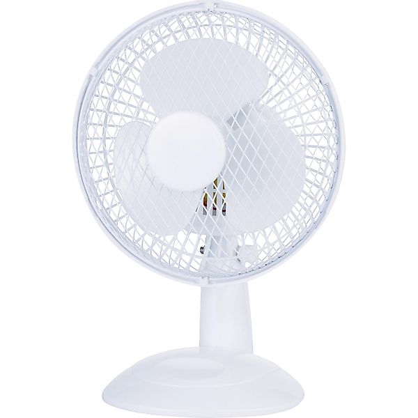 Tischventilator Ø 15 mit 2 Powerstufen Weiß günstig online kaufen
