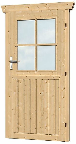 Skanholz Gartenhaustür "Einzeltür" 78,5 x 186,5 cm, Anschlag rechts günstig online kaufen