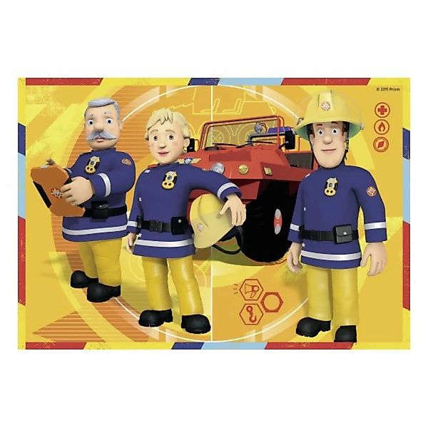 Feuerwehrmann Sam - Puzzle 2x12 Teile günstig online kaufen