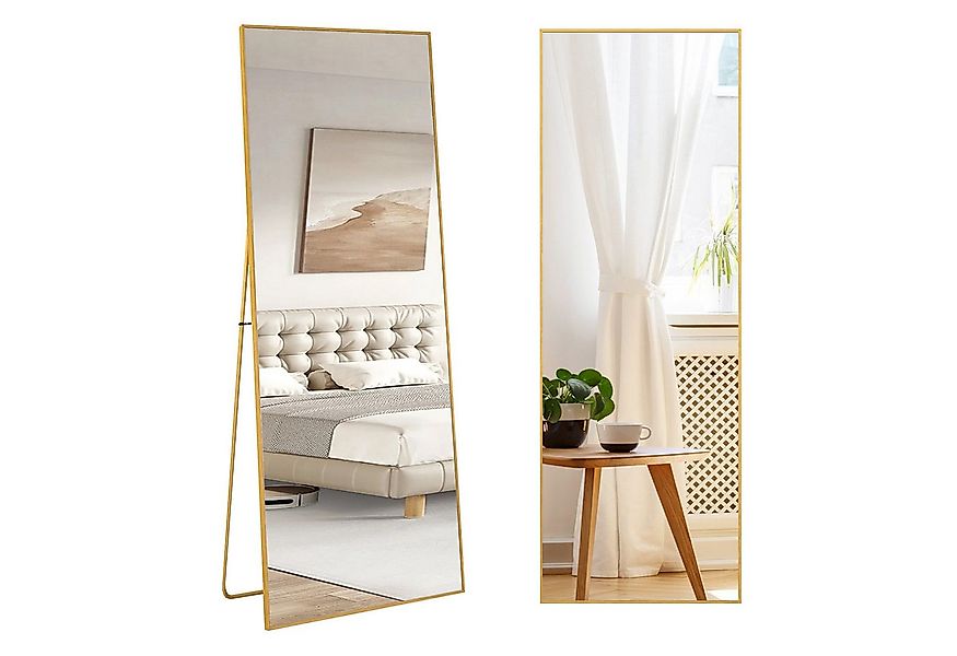 FUROKOY Ganzkörperspiegel Standspiegel Wandspiegel,stehend oder wandmontier günstig online kaufen