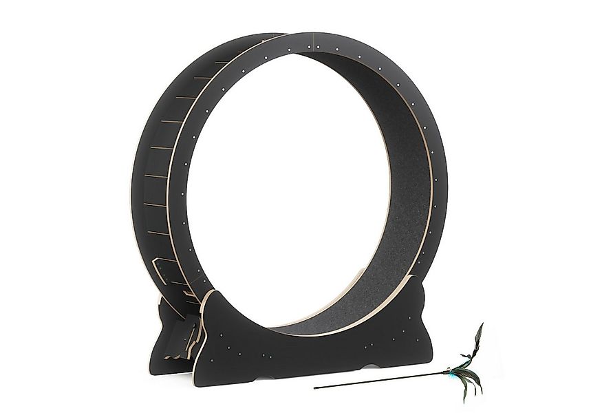 Mondeer Tier-Intelligenzspielzeug Katzenlaufrad, MDF, Leises Scrollrad und günstig online kaufen