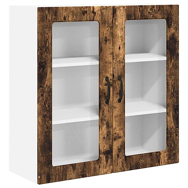 vidaXL Küchenwandschrank mit Regal Geräucherte Eiche 80 x 31 x 80 cm 885420 günstig online kaufen