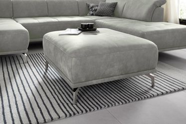 PLACES OF STYLE Polsterhocker "Caluna" moderner Sitzhocker in hochwertiger günstig online kaufen