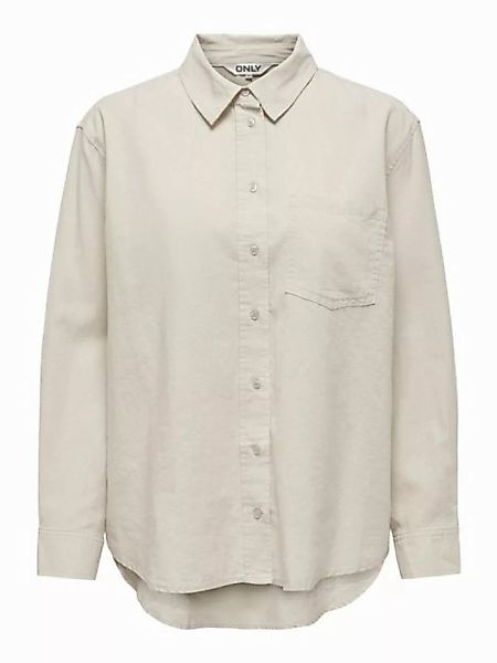 ONLY Longbluse ONLTOKYO L/S LINEN BLEND SHIRT mit Leinen günstig online kaufen