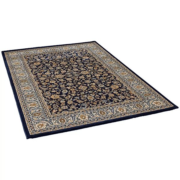 Merinos Teppich Kashmir blau B/L: ca. 200x290 cm günstig online kaufen