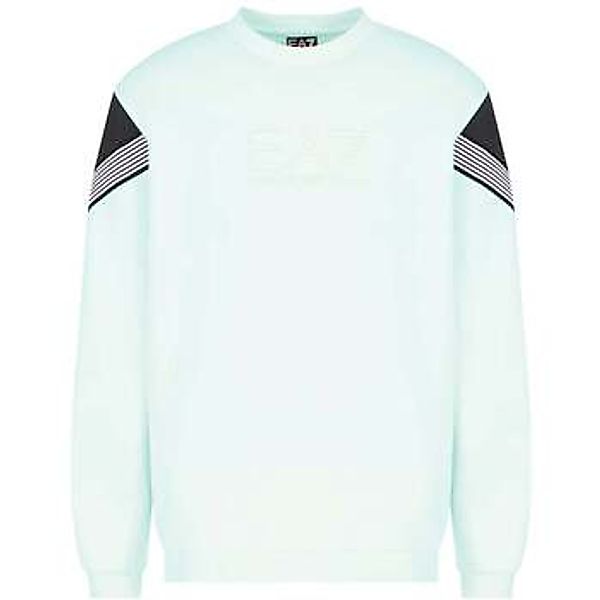 Ea7 Emporio Armani  Sweatshirt Visibility 7 Lines Sweatshirt Pale Blue Mint günstig online kaufen