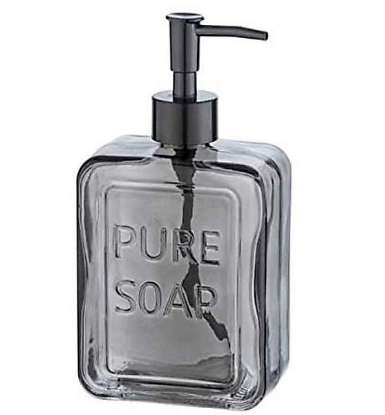 WENKO Badaccessoire-Set WENKO Seifenspender Pure Soap, Grau günstig online kaufen