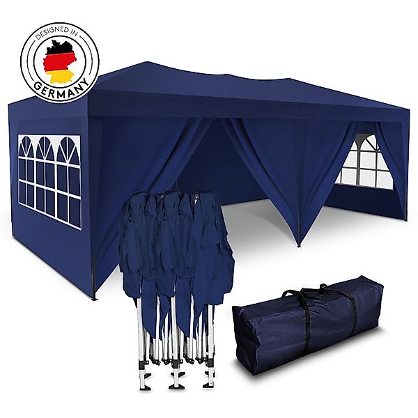 Kronenburg Partyzelt 3x6m wasserdicht - Gartenpavillon, günstig online kaufen