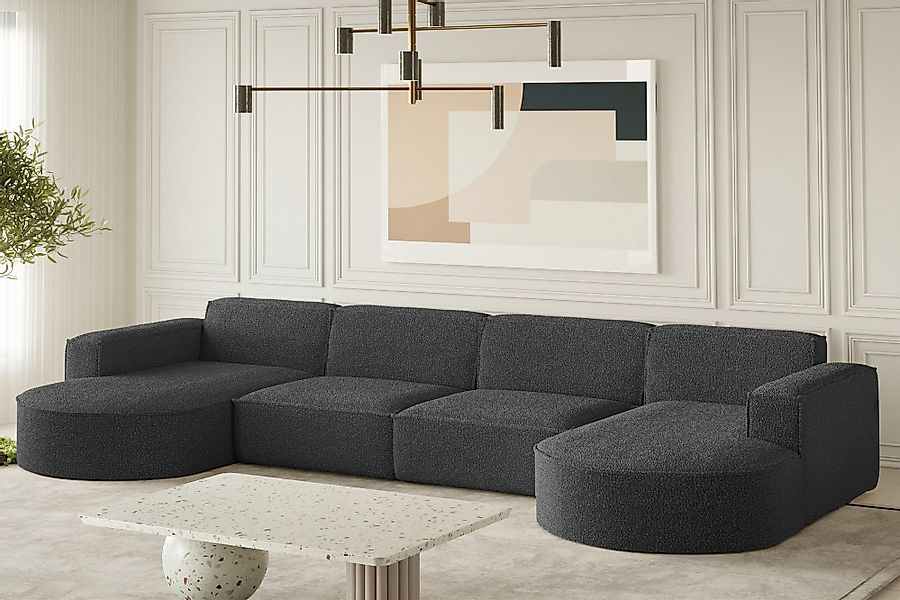 Fun Möbel Wohnlandschaft Wohnlandschaft Sofa PALMA günstig online kaufen