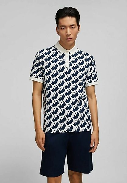 HECHTER PARIS Poloshirt (1-tlg) mit Alloverprint günstig online kaufen