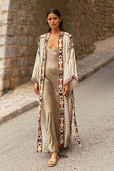 RWEUOQ Kimono Strandkleid Bikini-Überwurf Strandponcho Strandtunika günstig online kaufen