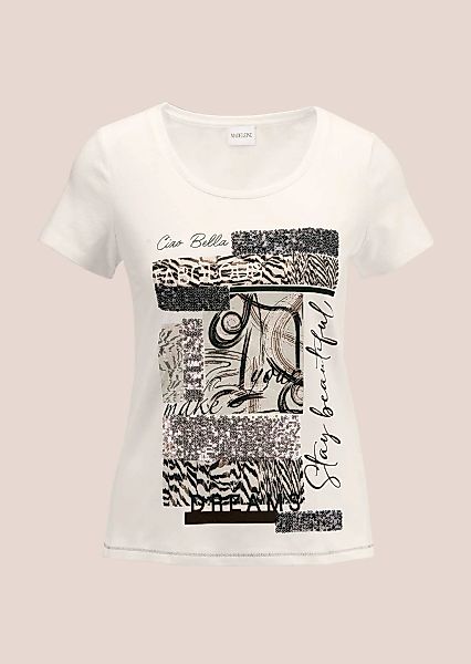 MADELEINE Kurzarmshirt "Shirt Legeres Printshirt mit Rundhalsausschnitt" günstig online kaufen