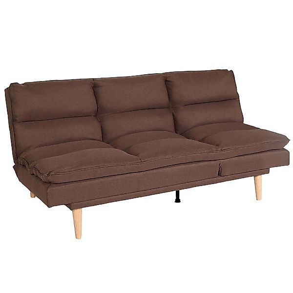 MCW Schlafsofa M79 Stoff/Textil Braun günstig online kaufen