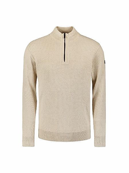 NO EXCESS Stehkragenpullover "No Excess Schwerer gerippter Strickpullover" günstig online kaufen