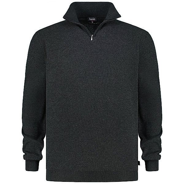 Hajo Strickpullover aus Wollmischung Farbe grau Größe: 3XL günstig online kaufen
