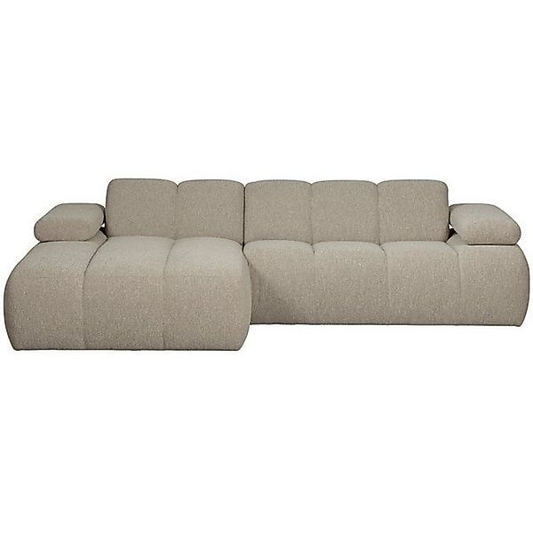 WOOOD Ecksofa Chaiselongue Mojo aus Boucle-Stoff Links günstig online kaufen