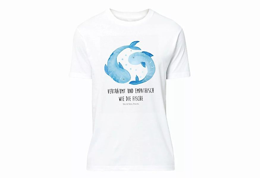 Mr. & Mrs. Panda T-Shirt Sternzeichen Fische - Weiß - Geschenk, Fische Ster günstig online kaufen