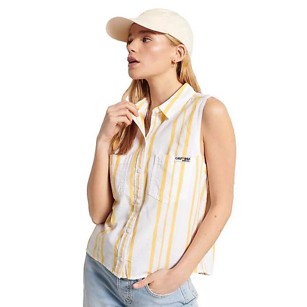 Superdry Sleeveless S Yellow Stripe günstig online kaufen